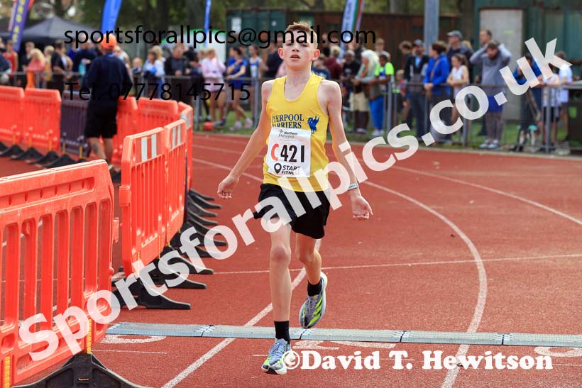 Boys Under-13s, 2024 Northern Mens 6 and Womens 4 and Youngsters Relays, Stanley Park, Blackpool.  Photo: David T. Hewitson/Sports for All Pics